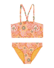 Girls 7-16 Wild Flower Crop Top Set