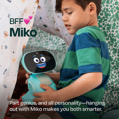Miko 3: AI-Powered Smart Robot for Kids Blue