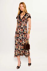 Clarice - Primrose Floral Deep Navy