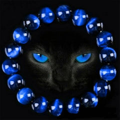 Blue Tiger Eye Buddha Bracelets