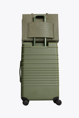BEIS 'The Large Work Tote in Olive Croc