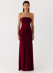 Champagne Skies Maxi Dress - Plum