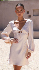 Lola Mini Dress - Champagne