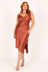 Cyprus Dress - Rust