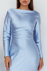 Loveland Cowl Back Midi Dress Ice