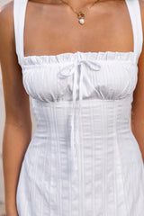 Shimmering Shore Maxi Dress White