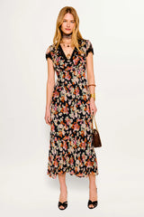 Clarice - Primrose Floral Deep Navy