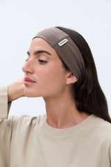 Jersey Headband - Cocoa Brown