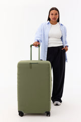 BEIS 'The Large Check-In Luggage Cover in Olive