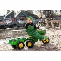 John Deere 3 Wheel Trac w/Trailer