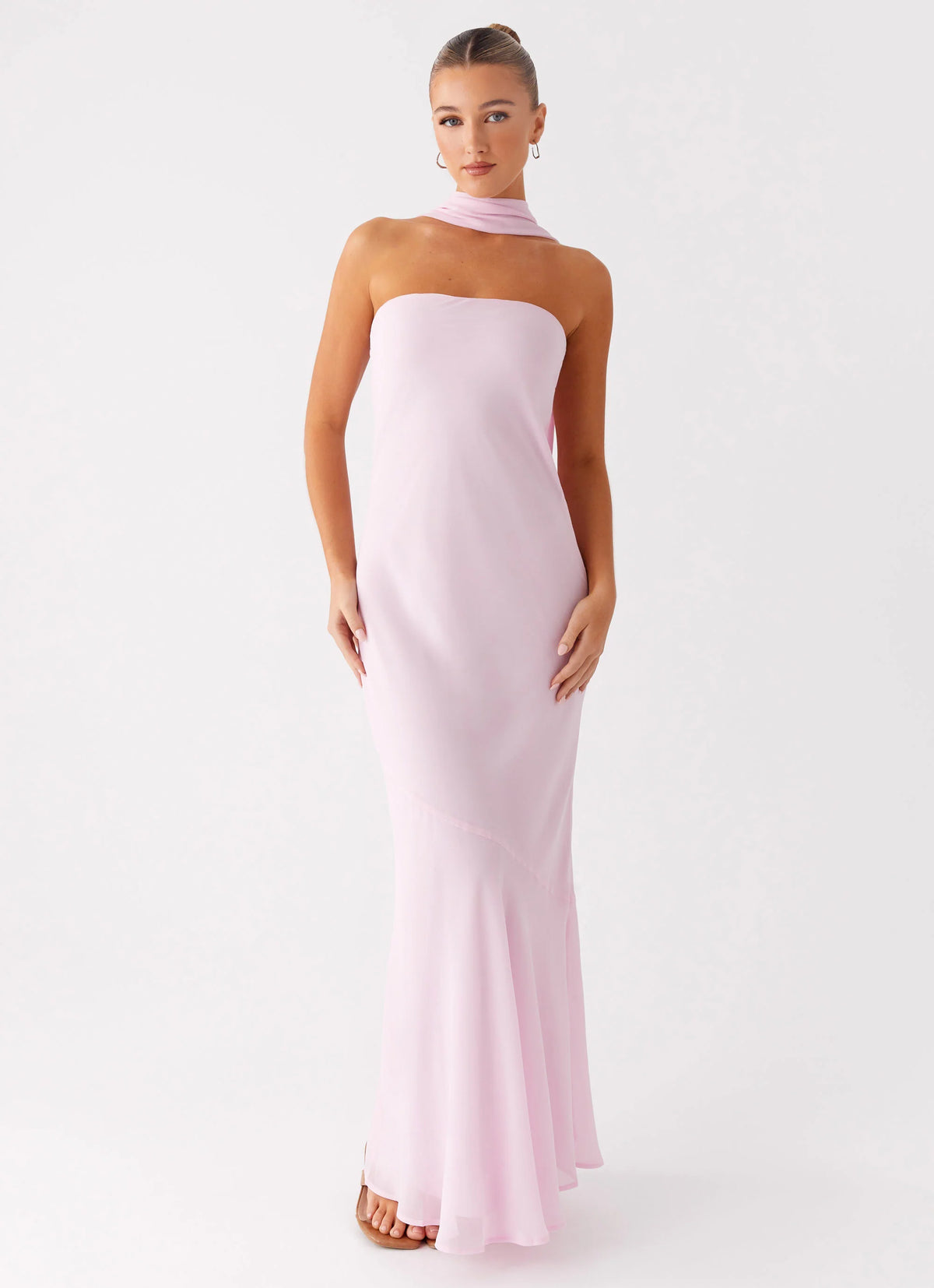 Under The Pagoda Maxi Dress - Pink