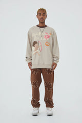 Arrow Cupid Sweatshirts Long-Sleeve