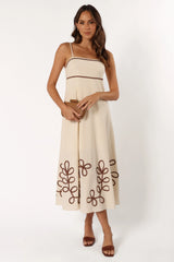 Charlotte Maxi Dress - Beige
