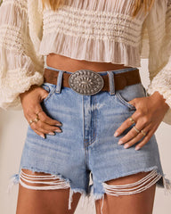 Amorosa Faux Suede Belt