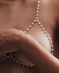 Pearl Open Bra Pearl/Gold