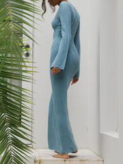 Eyelet Vacation Long Sweater Dress