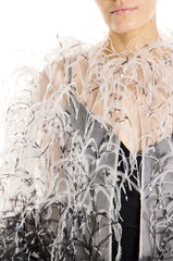 Ombre Feather Cape