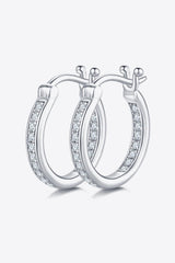 Moissanite 925 Sterling Silver Earrings