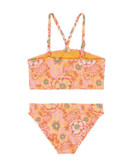 Girls 7-16 Wild Flower Crop Top Set