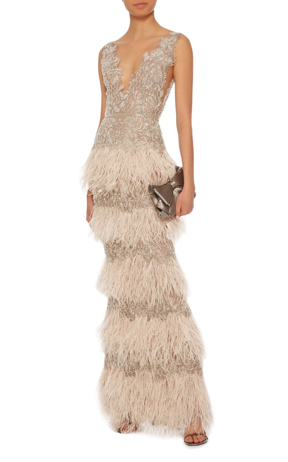 Gatsby Style Vintage Houtue Couture Gown